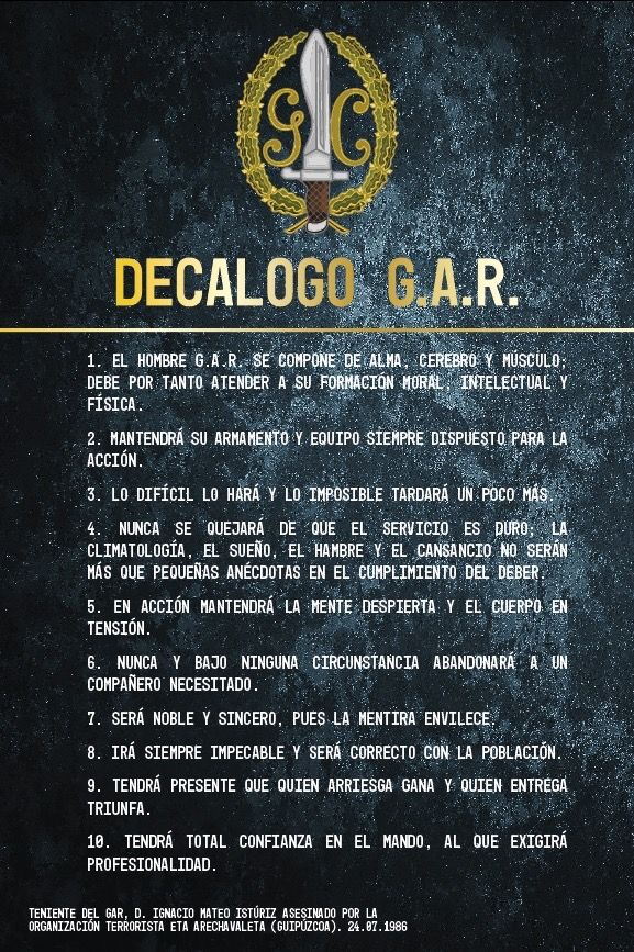 Decálogo G.A.R